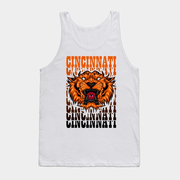 Cincinnati Bengals Tank Top by SHINIGAMII